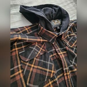 Howitzer Plaid Hooded Shirt Jacket
